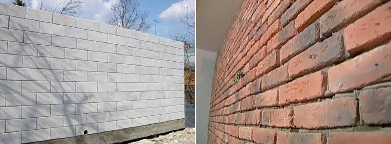 Кирпич или пеноблок: стена из современных материалов